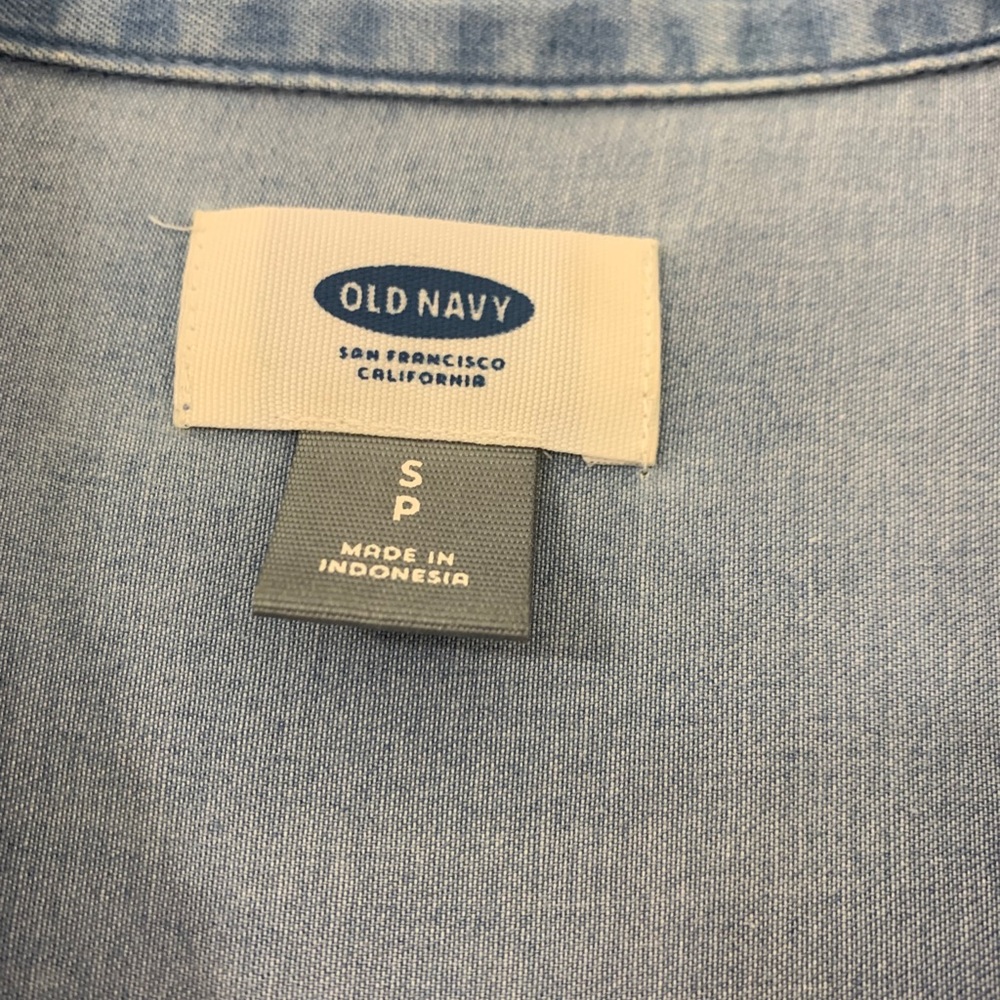 Old Navy Chambray t-shirt dress Size Small - Picture 3 of 3